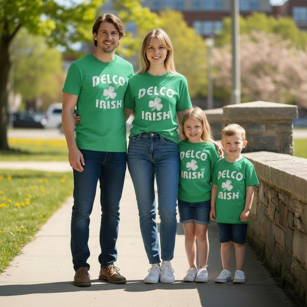T-Shirt Delco Shamrock Irish