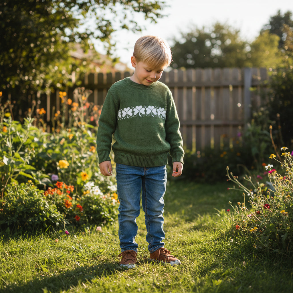 Child Shamrock Sweater