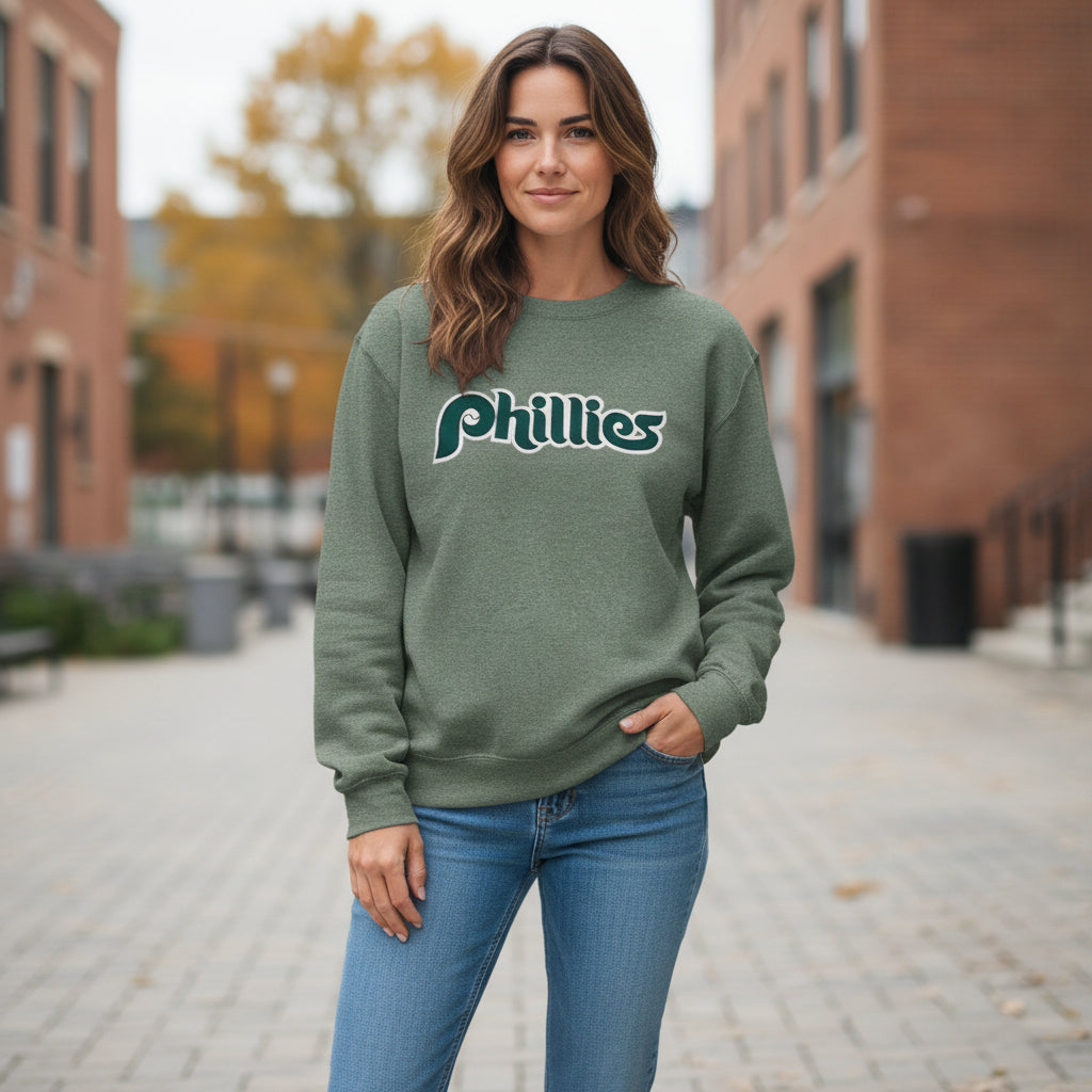 Tack Twill Phillies Crewneck Sweatshirt